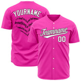 Custom Rose Heart Valentine's Day Baseball Jersey Fans Special Edition Authentic Full Button Down Shirt