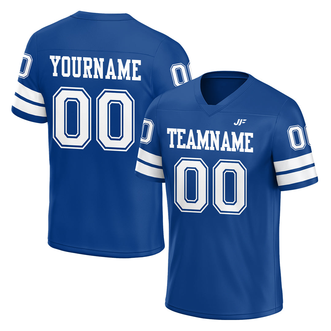 Custom Royal American Football Jersey Athletic Special Fans Edition Sportwear Shirt