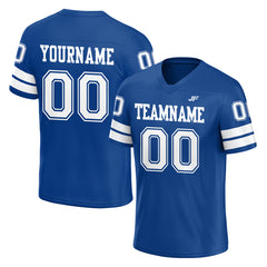 Custom Royal American Football Jersey Athletic Special Fans Edition Sportwear Shirt