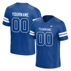 Custom Royal Football Jersey American Special Fans Edition Design Athletic Sportwear Shirts