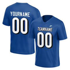 Custom Royal Football Jersey Athletic Special Fans Edition Design Casual Shirt