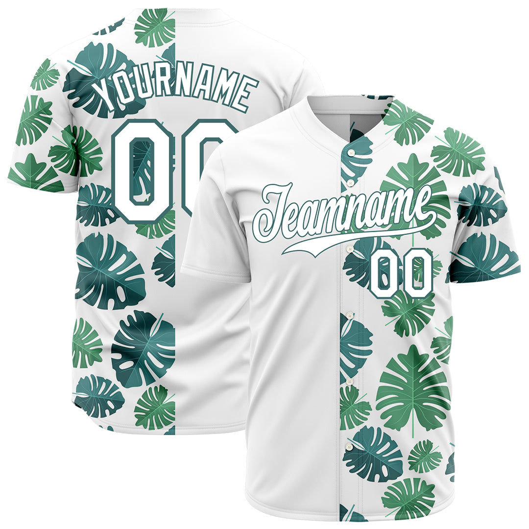 Custom Split Fashion Baseball Jersey Authentic Button Down Vintage V Neck Shirt