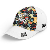 Custom White Baseball Cap Casual Adjustable Hat Ideal for Business Events and Gifts