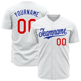 Custom White Baseball Jersey Authentic Hip Hop Button Down Vintage Shirt