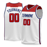 Custom White Basketball Jersey Athletic Sports Shirts Design Your Own