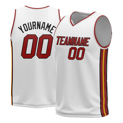 Custom White Basketball Jersey Design Your Own Mesh Athletic Performance Shirts