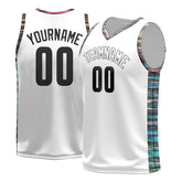 Custom White Basketball Jersey Design Your Own Mesh Athletic Sport Shirts