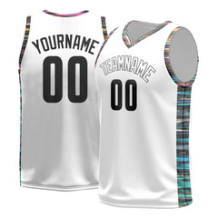Custom White Basketball Jersey Design Your Own Mesh Athletic Sport Shirts