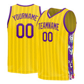 Custom Yellow City Team Jersey For Men Women Youths