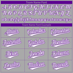 Custom Gray Baseball Jersey Authentic Button Down Vintage Game Training Shirt