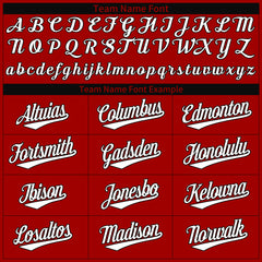 Custom Red Baseball Jersey Authentic Button Down Vintage Game Training Shirt