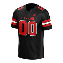 Custom Black Football Jersey Print Name Number Logo American Special Fans Edition Design Shirts