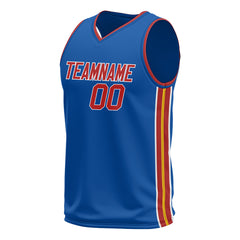 Custom Blue Basketball Jersey Design Your Own Mesh Athletic Performance Shirts
