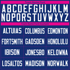 Custom Blue Basketball Jersey Design Your Own Mesh Sportswear Shirts