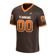 Custom Brown Football Jersey Special Fans Edition Design Athletic Sportwear Shirts