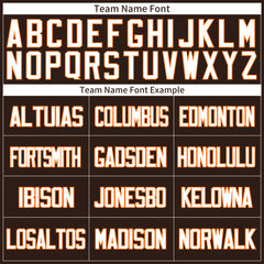 Custom Brown Football Jersey Special Fans Edition Design Athletic Sportwear Shirts