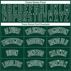 Custom Green Basketball Jersey Design Your Own Mesh Athletic Sport Shirts