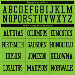 Custom Neon Green Football Jersey American Special Fans Edition Design Athletic Sportwear Shirts