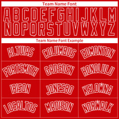 Custom Red Basketball Jersey Design Your Own Mesh Athletic Sport Shirts