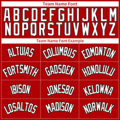 Custom Red Basketball Jersey Mesh Athletic City Team Sport Shirts