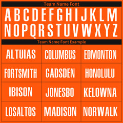 Custom Orange Basketball Jersey Mesh Athletic Sports Shirts Design Your Own