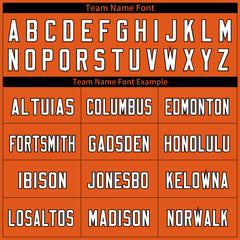 Custom Orange USA Football Jersey Athletic Special Fans Edition Sportwear Shirt