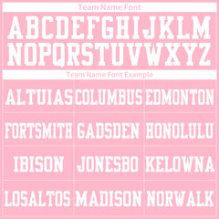 Custom Pink American Football Jersey Athletic Special Fans Edition Sportwear Shirt