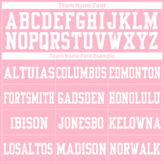 Custom Pink Football Jersey Athletic Shirt For Adult Youth