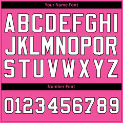 Custom Pink USA Football Jersey Athletic Special Fans Edition Sportwear Shirt