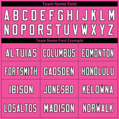 Custom Pink USA Football Jersey Athletic Special Fans Edition Sportwear Shirt