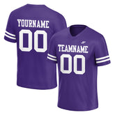 Custom Purple Football Jersey Athletic Shirt For Adult Youth