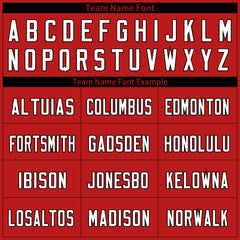 Custom Red USA Football Jersey Athletic Special Fans Edition Sportwear Shirt