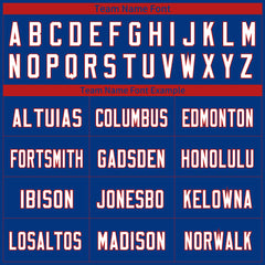 Custom Royal USA Football Jersey Athletic Special Fans Edition Sportwear Shirt