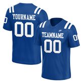 Custom Royal Football Jersey Athletic Special Fans Edition Shirt For Adult Youth