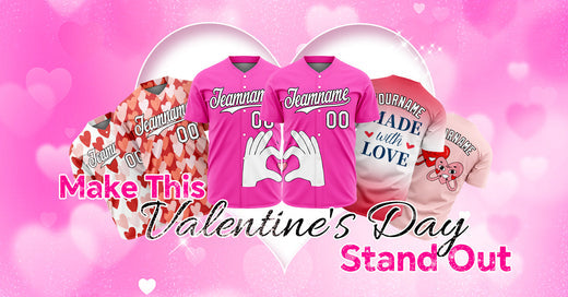 Custom Valentine's Day Baseball Jerseys