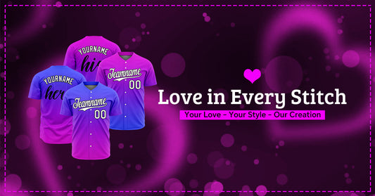 Swing into Love with Our Custom Valentine's Day Baseball Jerseys