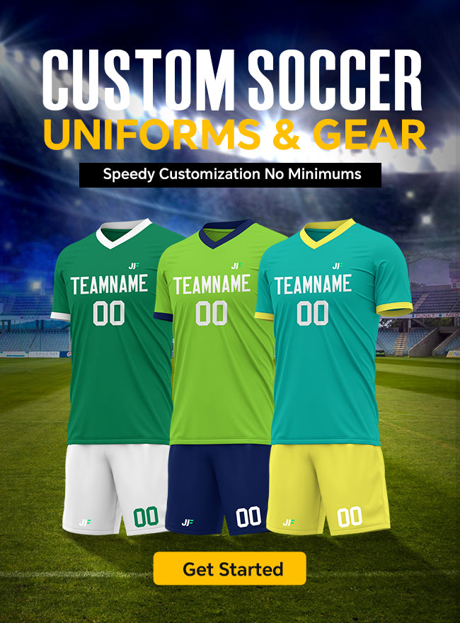 custom soccer jersey new in