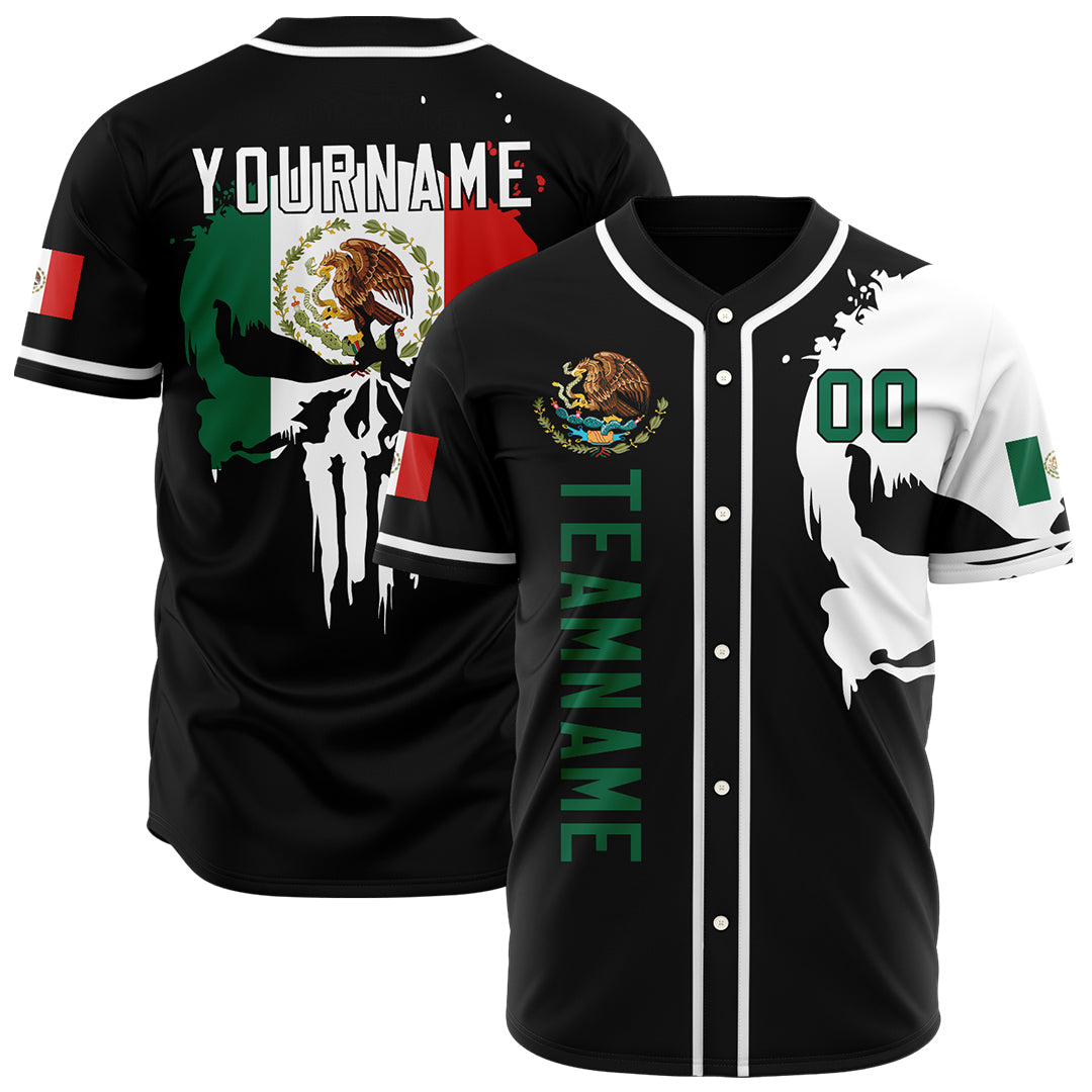 Custom Mexico Baseball Jersey Custom Mexico Baseball Jersey