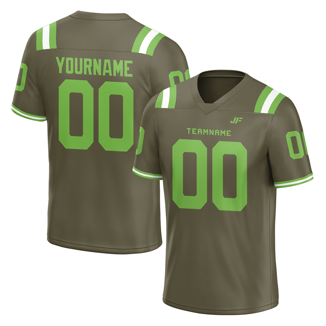 Custom Olive Football Jersey Custom Olive Football Jersey