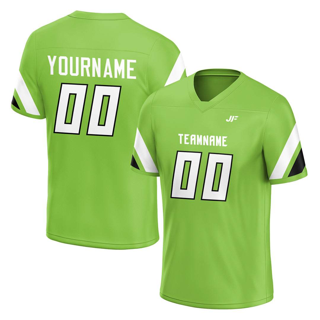 Custom Neon Green American Football Jersey Special Fans Edition Athletic Sportwear Shirts