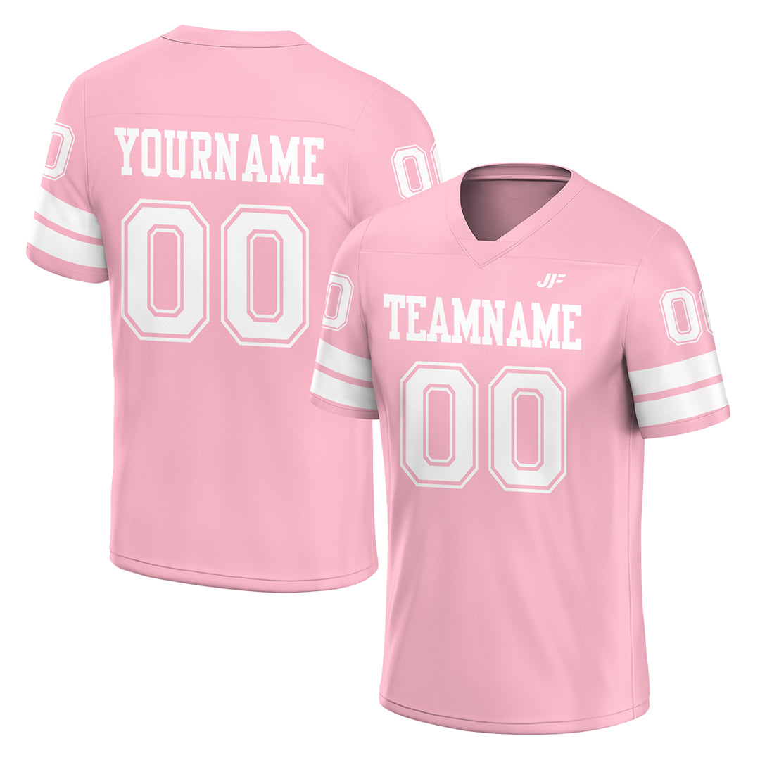 Custom Pink American Football Jersey Athletic Special Fans Edition Sportwear Shirt