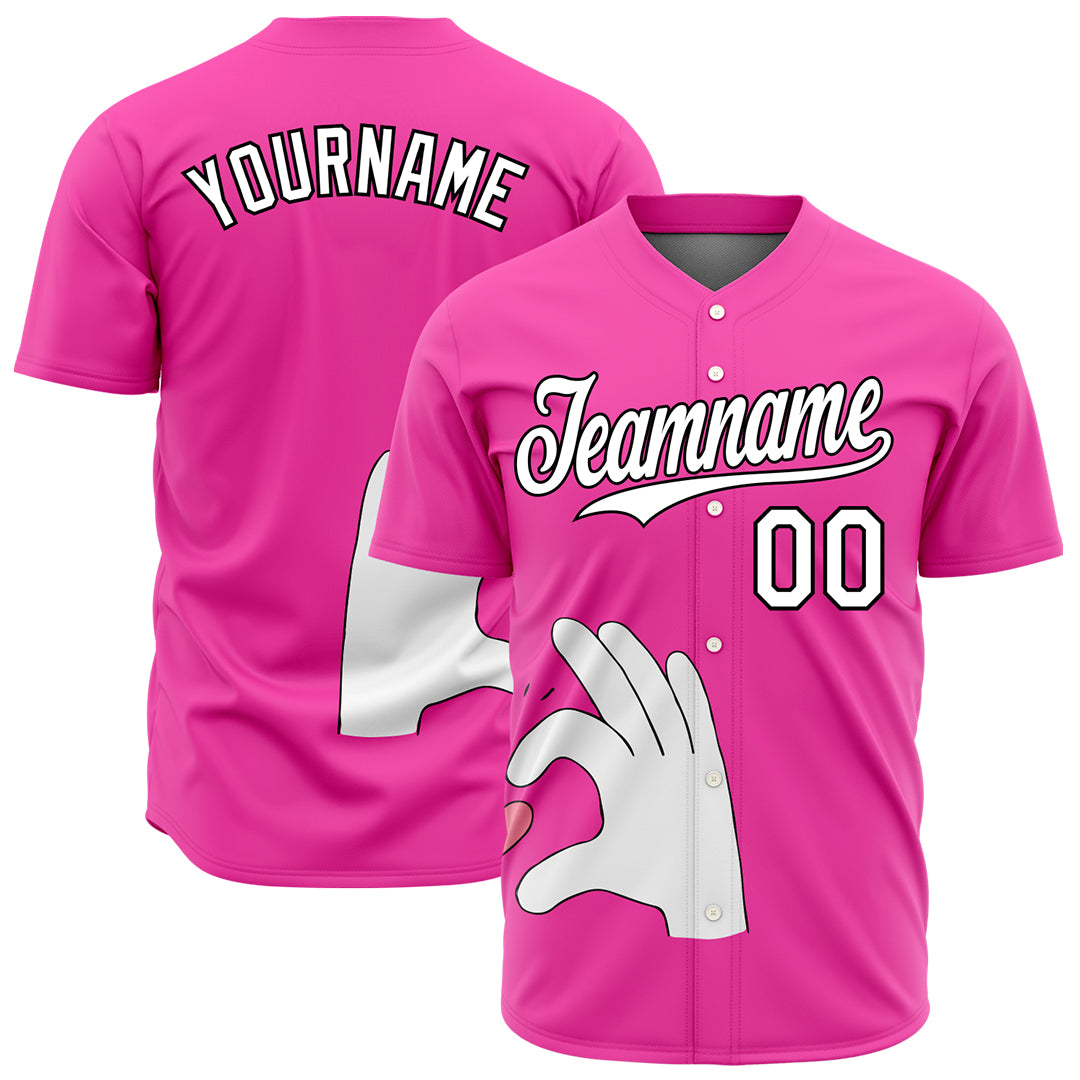 Custom Gradient Color Valentine's Day Baseball Jersey Fans Special Edition Authentic Full Button Down Shirt Custom Gradient Color Valentine's Day Baseball Jersey Fans Special Edition Authentic Full Button Down Shirt