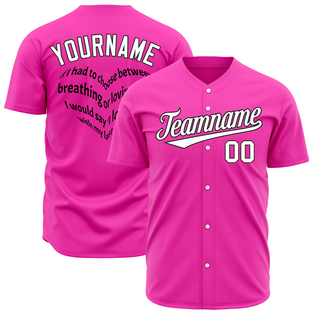 Custom Rose Heart Valentine's Day Baseball Jersey Fans Special Edition Authentic Shirts Custom Rose Heart Valentine's Day Baseball Jersey Fans Special Edition Authentic Shirts