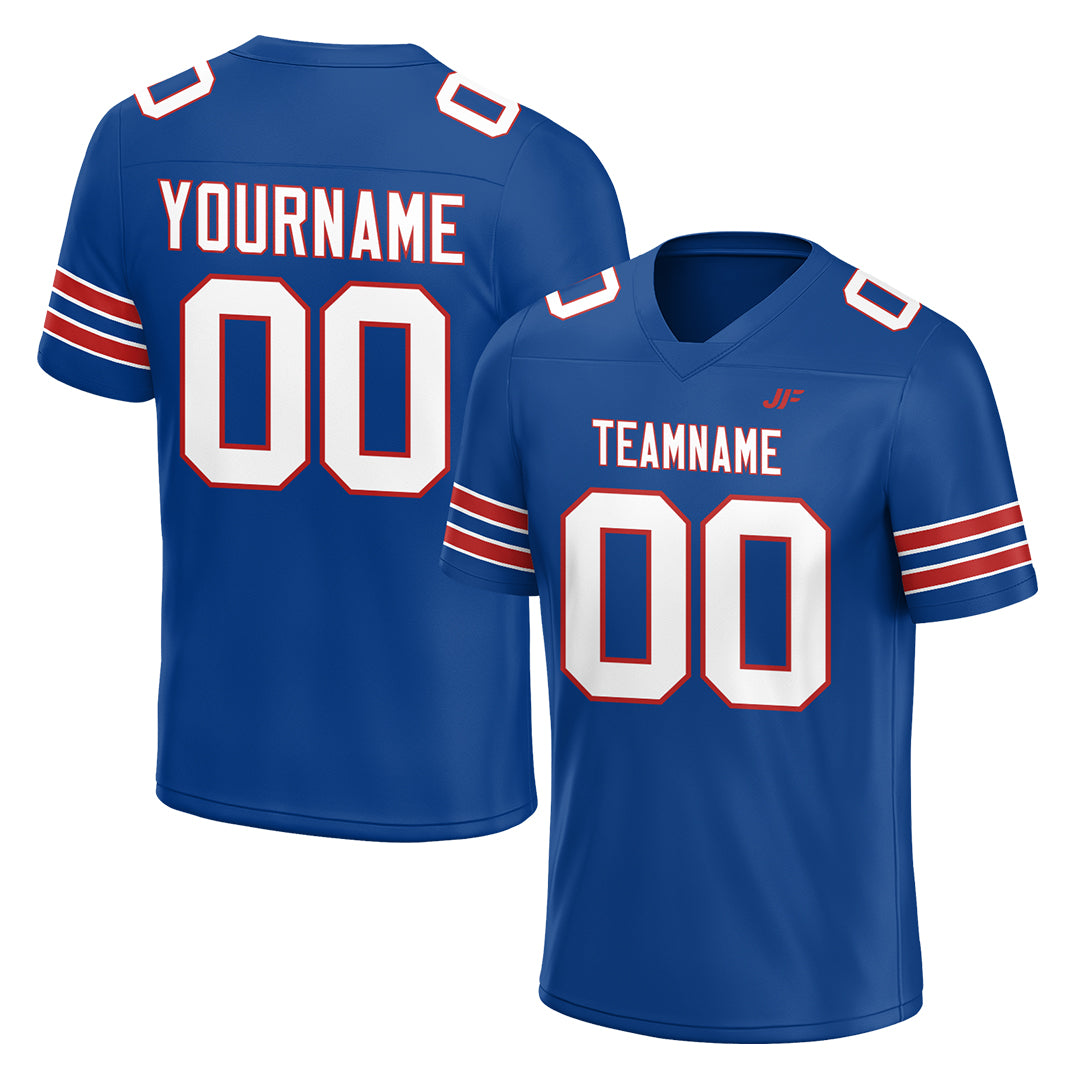 Custom Royal Football Jersey Custom Royal Football Jersey