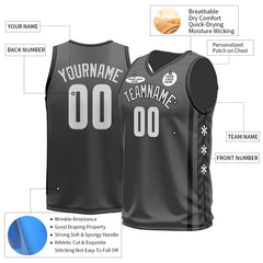 Custom Black Basketball Jersey Mesh Athletic City Team Sport Shirts