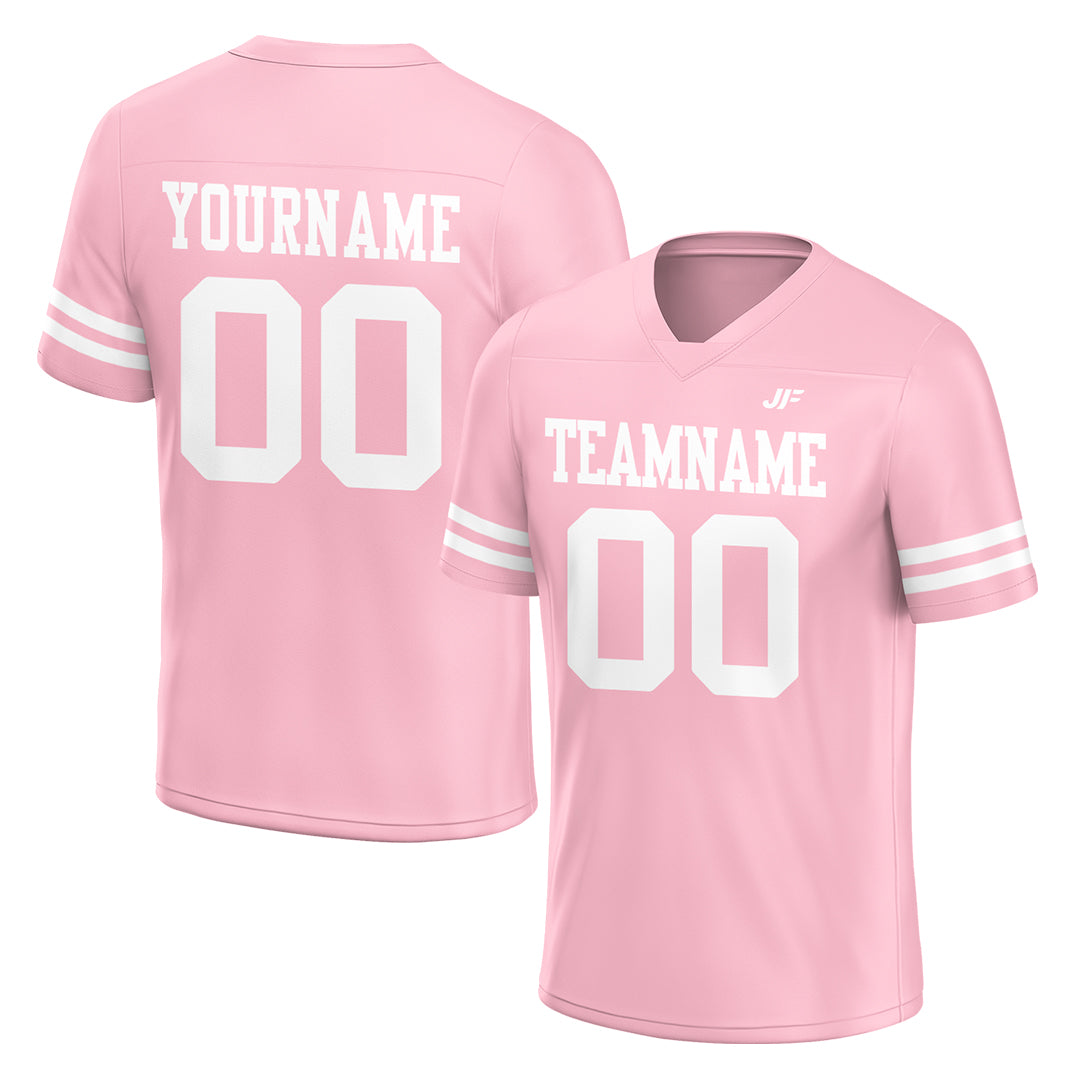 Custom Pink Football Jersey Custom Pink Football Jersey