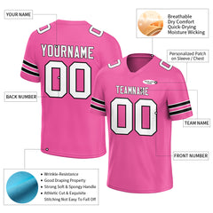 Custom Pink USA Football Jersey Athletic Special Fans Edition Sportwear Shirt